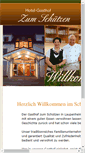Mobile Screenshot of gasthof-schuetzen.de